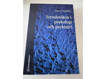 Termlexikon i psykologi och psykiatri av Henry Egidius, 2006