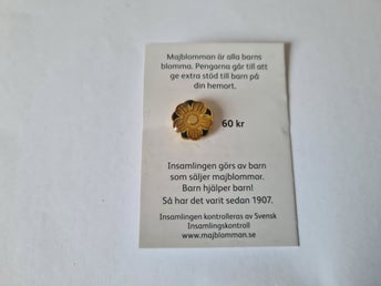 Majblomma 2018 - Pin