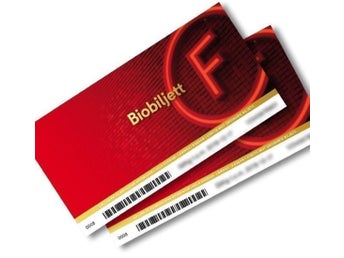 2 st biobiljetter Filmstaden 2027-02-24 SNABB LEVERANS!