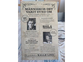 Människor det varit synd om av Kalle Lind, pocketutgåva
