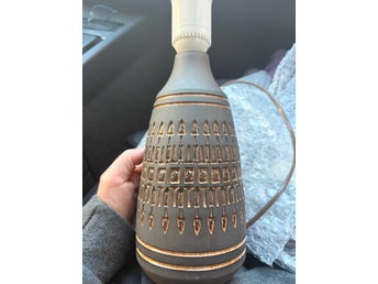 Retro Bordslampa från Alingsås Keramik – U Winblad