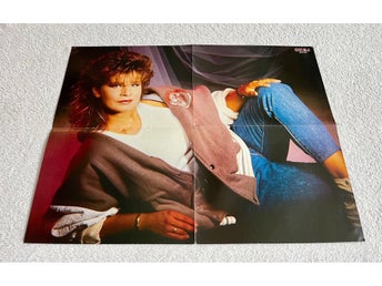 Carola Häggkvist 1986 poster affisch Tidningen OKEJ 1980-tal
