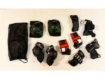 Skyddspaket för Inlines/Rullskridskor - Knä-, Armbågs- och Handledsskydd