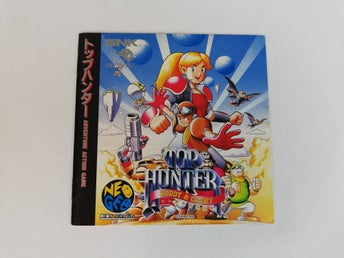 Top Hunter Manual Neo Geo CD JAPANSK UTGÅVA