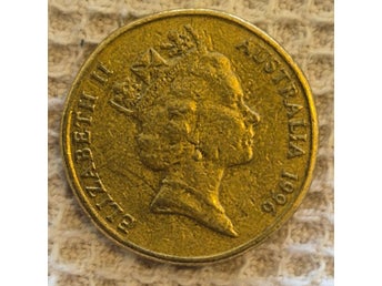 Australisk 1 dollar med Sir Henry Parkes
