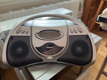 Bärbar Stereo CD Radio Memory