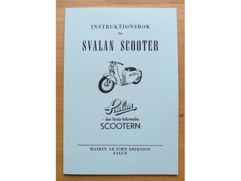 Instruktionsbok Svalan Scooter