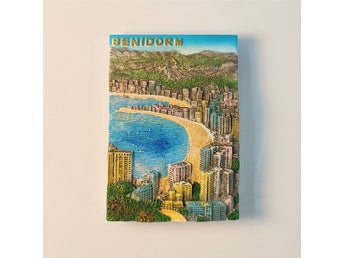 Benidorm Spanien Kylskåpsmagnet