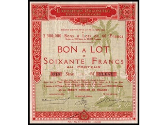 1931 Paris, France: Exposition Coloniale Internationale
