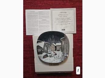 GULDKROKEN Harald Wiberg Jultallrikar | Köp på Tradera