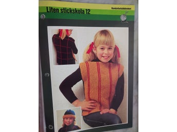 Mönster Liten stickskola 12 Höjd 27,5 cm Bredd 19,5 cm