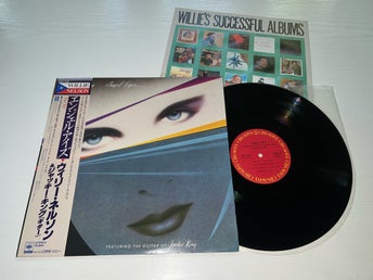 Willie Nelson - Angel Eyes Japan Press Lp Insert