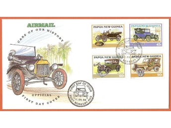 Papua Nya Guinea FDC Bilar 11.5.94 vinjett