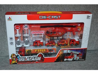Brandkår Leksaksbilar Set 5-20cm Ny