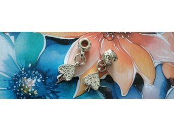 Berlocker, hängen, charms, strass, glitter, smyckestillverkning, pyssel, hobby
