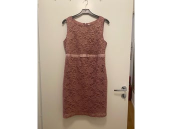 ASOS Maternity/gravidklänning, rosa skimrande klänning, storlek 38