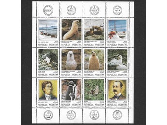 Argentina Antarktis Fåglar sälar personer Mi 1798-09 xx