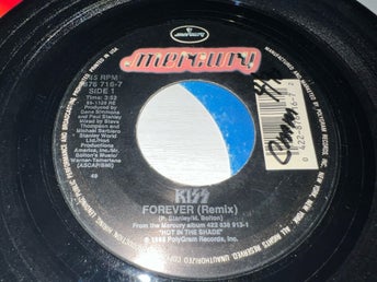 KISS - Forever (Remix) / The Street Giveth And The Street Taketh Away 7” USA