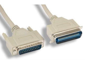 Parallell Skrivarkabel IEEE-1284 (DB25 Hane / C36 Hane)