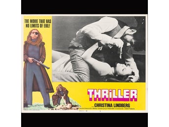 THRILLER 1974 Christina Lindberg , Lobby Card Nr 2 Faksimiltryck