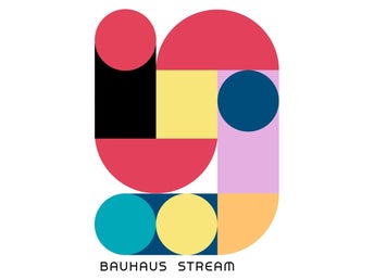 Bauhaus Stream affisch Storlek 50x70 CM