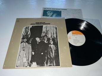 Bob Dylan – John Wesley Harding Japan Press Lp Lyrics Fin Vinyl