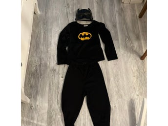 Batman Maskeraddräkt med Mask stl 104