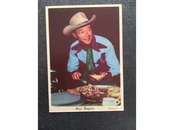 STÖRRE BILDER - TIDIGT 50-TAL- ONUMRERADE -# 4- ROY ROGERS -SVÅR SERIE !