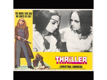 THRILLER 1974 Christina Lindberg , Lobby Card Nr 3 Faksimiltryck