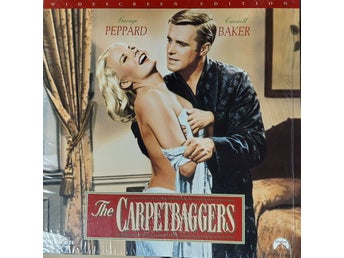 The Carpetbaggers 1964 150 Min 2-LD WS Laserdisc Beg Pris 225 Frakt 89
