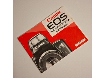 Instruktionsbok till Canon EOS 1000FN / 1000N / 1000FN QD Svensk Originalmanual