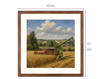 Claas skördetröska Art print tavla Limited Edition #reapåtradera