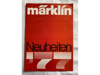 Märklin nyhetsbroschyr 1977