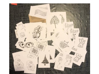 scrapbooking nonames övningsbilder måla med, klippa ut