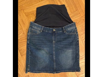 Jeanskjol gravid