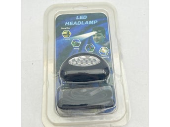 LED Pannlampa Headlamp oanvänd magnet fiske camping FRAKTFRITT