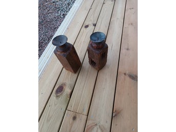 Gammal Ljusstakar trä