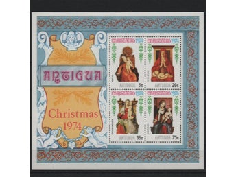 Antigua 1974 Jul religiösa motiv 4v i block