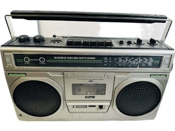 Vintage Hitachi TRK-7340E Stereo Radio Kassettdäck Tape Player Recorder