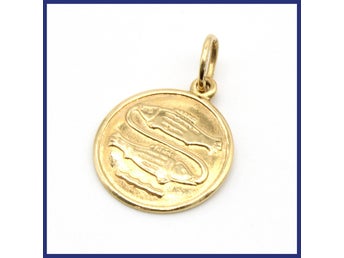 Hänge, 18K guld, fiskmotiv (vikt 0,84g)