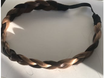 Fin flätad hår hårband