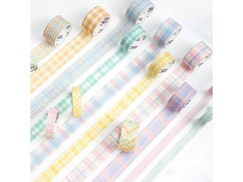6 set dekorativt journaliseringstejp DIY scrapbooking