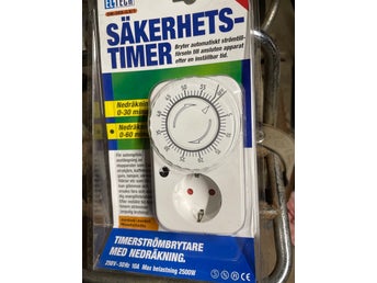 Säkerhetstimer med nedräkning 2 st