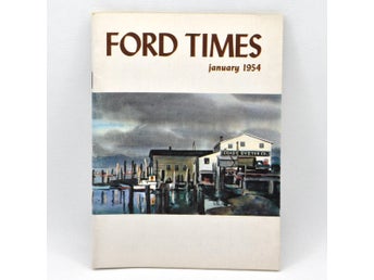 Ford Times January 1954 Tidning