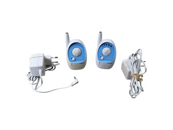 Maman FD-2800VA Babyvakt 2 Enheter Barnvakt Vit Blå Trådlös Babymonitor