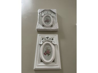Ram ramar vita nya shabby chic vintage inredning dekoration