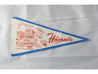 Höganäs Vintage Vimpel - Flagga - Vimpelflagga Skåne