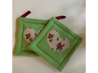 Quiltade Grytlappar, hemslöjd