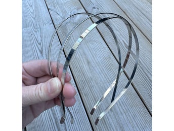 VARUPARTI 10 st - Diadem i silverfärgad metall från Lollipop till barn