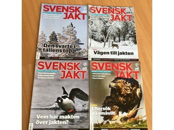 Svensk Jakt tidningar nr 1, 2, 4 och 5 - 2013